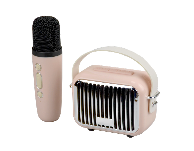 Pocket KaraokeMicrophone & Speaker ComboPink Trend Tech Brands