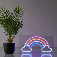 Neon Art Desktop & Wall Signs-Rainbow