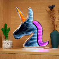 Neon Art Infinity Lights Wall & Desk Sign-Unicorn
