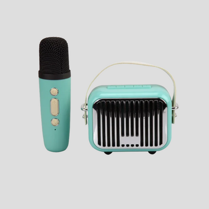 Pocket Karaoke-Microphone & Speaker Combo-Teal