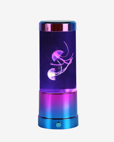 MINI Lumina Jellyfish Mood Lamp with LED lights - Purple Metallic Ombre Edition