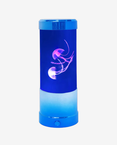 MINI Lumina Jellyfish Mood Lamp with LED lights- Blue Metallic Ombre Edition