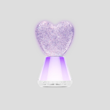 Glitter Heart Bluetooth Speaker