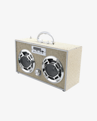Gold Bling Wireless Boombox with FM Radio