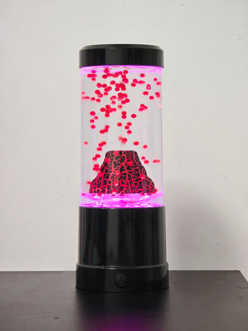 Volcano Mood Lamp-Black 9"