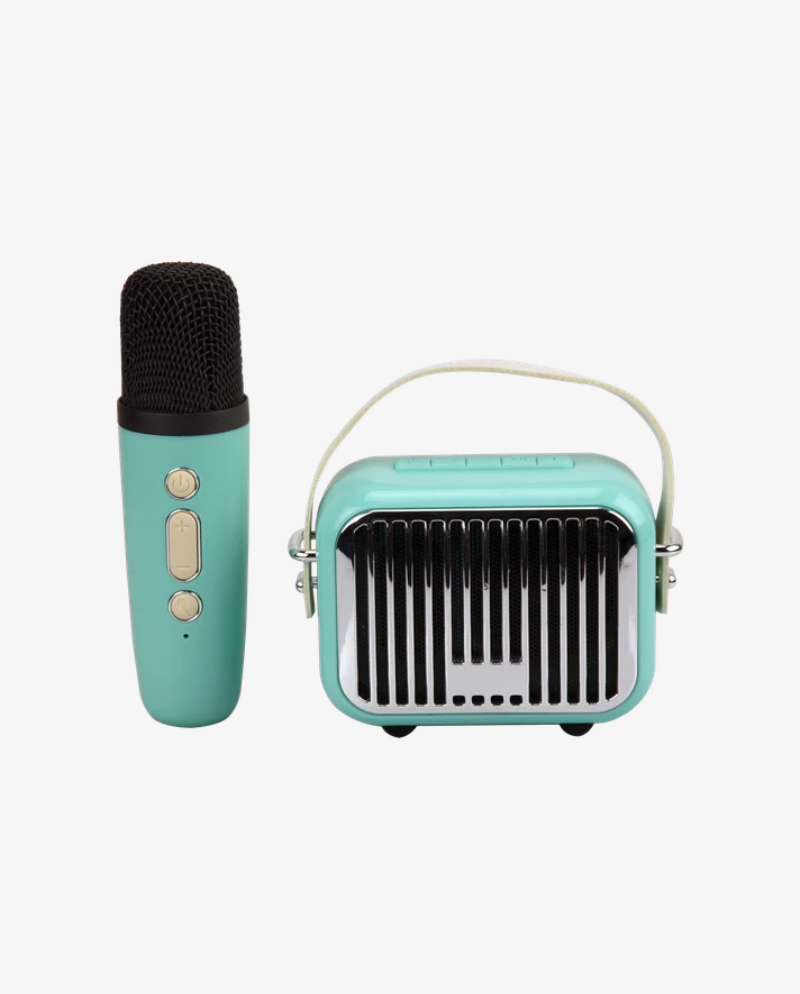 Pocket Karaoke-Microphone & Speaker Combo-Teal – Trend Tech Brands