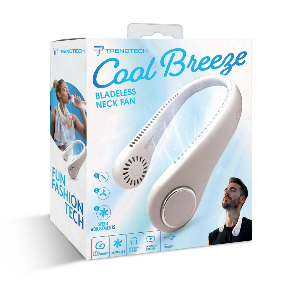 Cool Breeze Bladeless Neck Fan-White – Trend Tech Brands