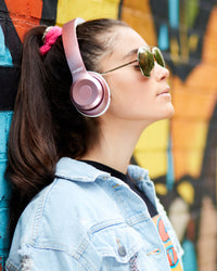 Rose Gold Wireless Stereo Headphones