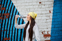 Silver Bling Karaoke Microphone & Bluetooth Speaker