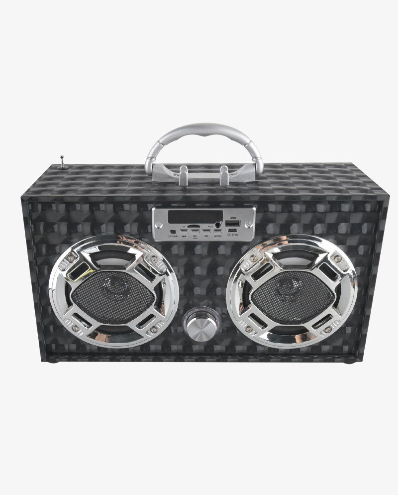 Boom Box 3d Back Black 3D Boombox – Trend Tech Brands