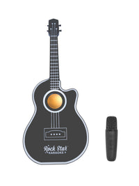 Rock Star Karaoke -Guitar Speaker & Microphone Combo - Black
