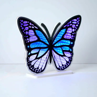Neon Art Infinity Lights Wall & Desk Sign-Butterfly