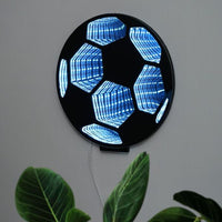 Neon Art Infinity Lights Wall & Desk Sign-Soccer Ball