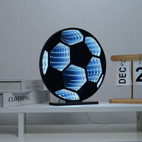 Neon Art Infinity Lights Wall & Desk Sign-Soccer Ball