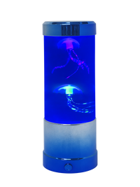 MINI Lumina Jellyfish Mood Lamp with LED lights- Blue Metallic Ombre Edition