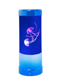 MINI Lumina Jellyfish Mood Lamp with LED lights- Blue Metallic Ombre Edition