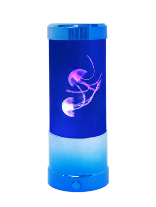 MINI Lumina Jellyfish Mood Lamp with LED lights- Blue Metallic Ombre Edition