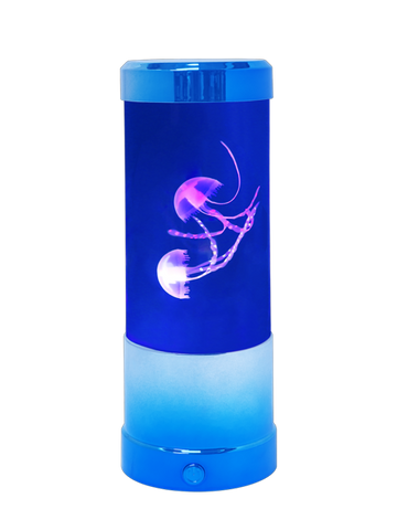 MINI Lumina Jellyfish Mood Lamp with LED lights- Blue Metallic Ombre Edition