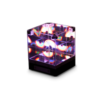 LED 3D Mirror Cube-Rainbow