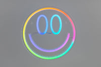 RGB Color Changing Neon Sign-Smile