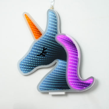 Neon Art Infinity Lights Wall & Desk Sign-Unicorn