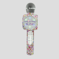 Confetti Bling Karaoke Microphone & Bluetooth Speaker