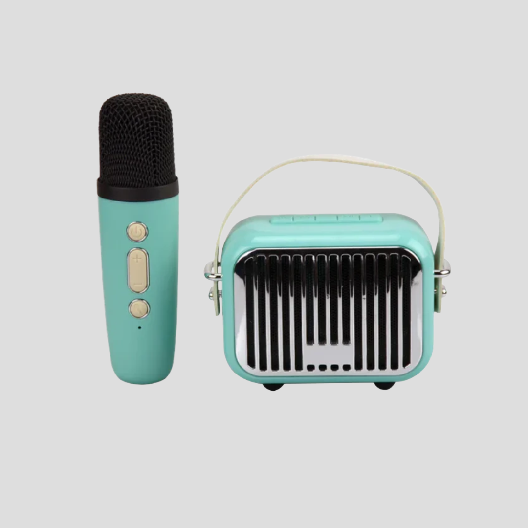 Pocket Karaoke-Microphone & Speaker Combo-Teal