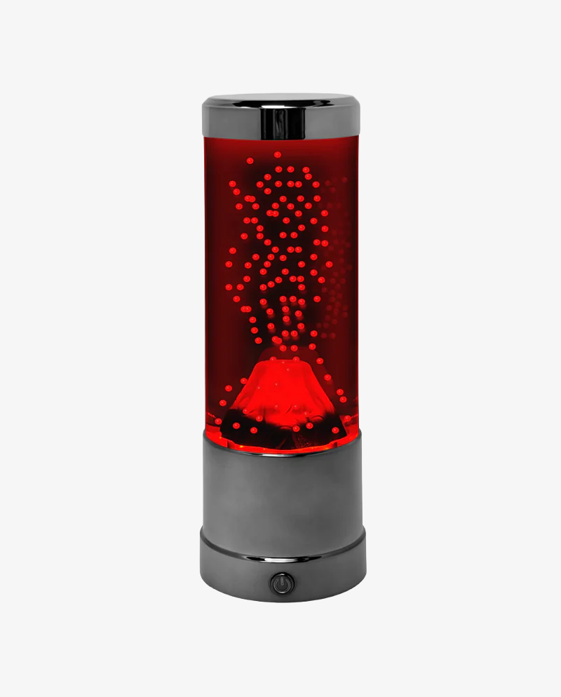Volcano Mood Lamp With Metallic Base