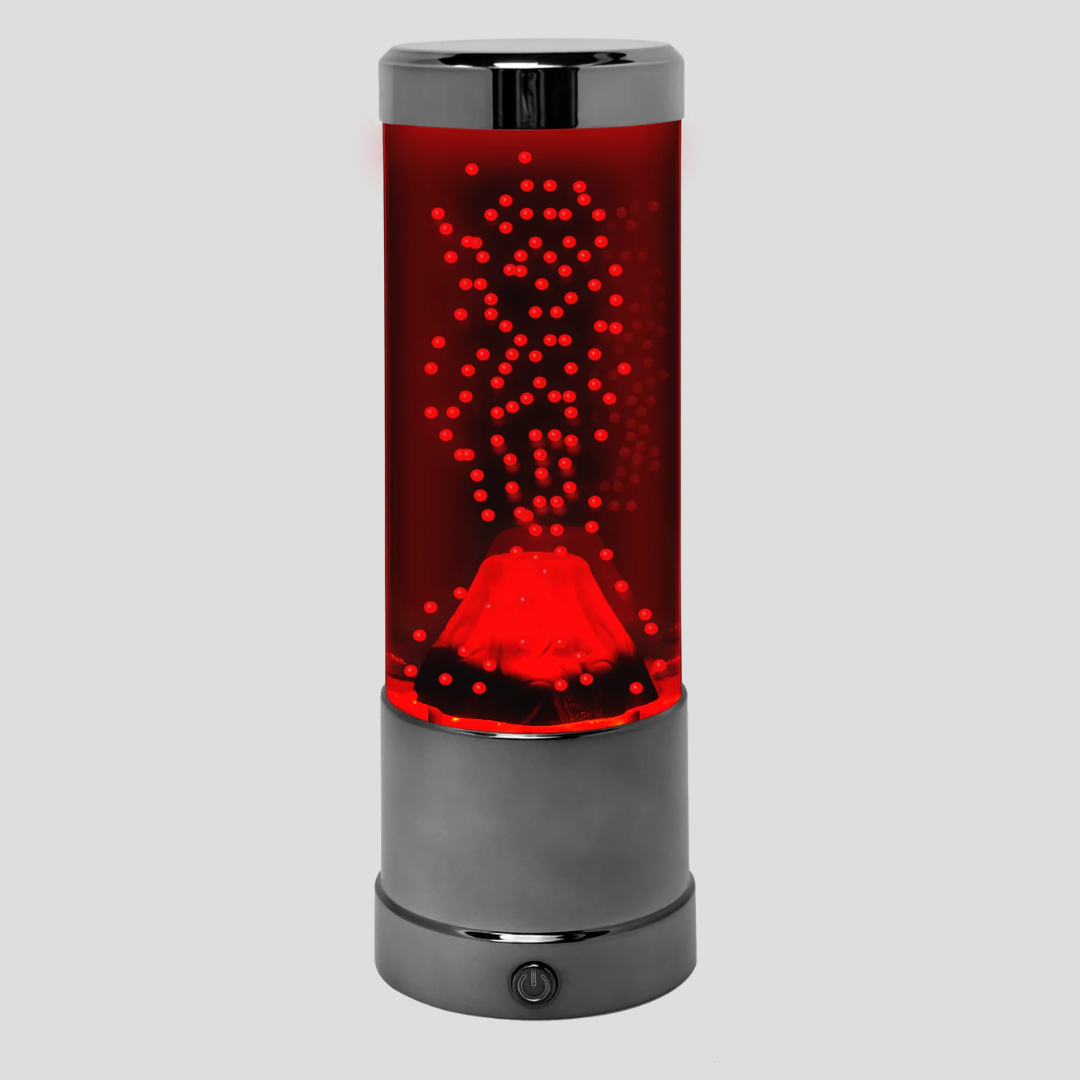 Volcano Mood Lamp With Metallic Base