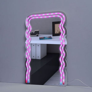 Neon Art Infinity Lights Wall & Desk Sign-Wave Mirror
