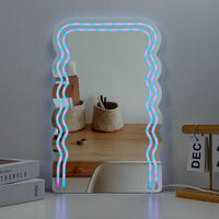 Neon Art Infinity Lights Wall & Desk Sign-Wave Mirror
