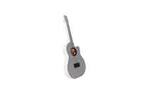 Rock Star Karaoke-Guitar Speaker & Microphone Combo - White