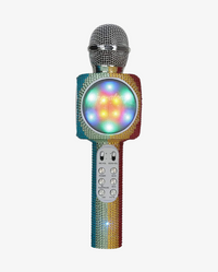 Bling Bundle-Wireless Karaoke Microphone & Boombox-Rainbow
