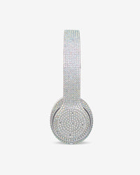 Bling Bundle-Wireless Boombox, Karaoke Microphone, & Headphones-Silver