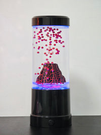 Volcano Mood Lamp-Black 9"