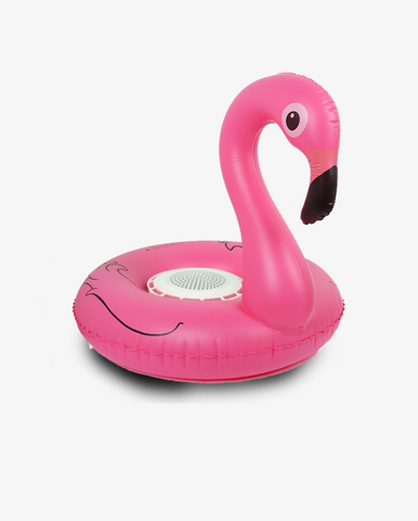 Aqua Jams Bluetooth Floating Speaker & Cup Holder - Flamingo