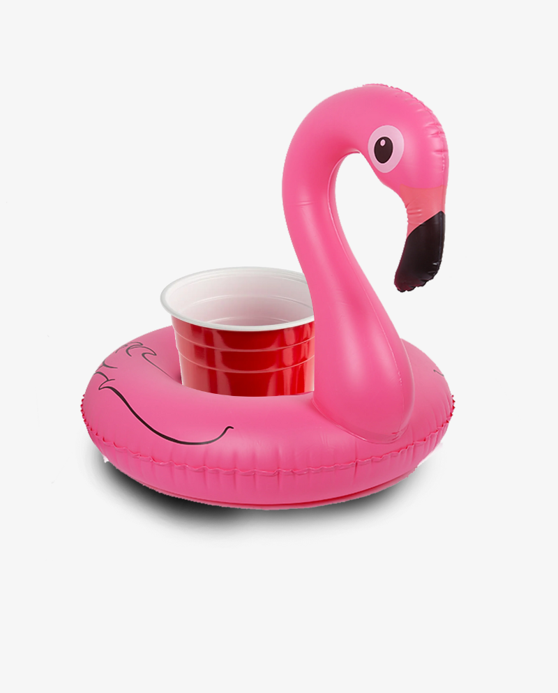 Aqua Jams Bluetooth Floating Speaker & Cup Holder Flamingo Trend