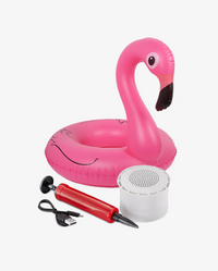 Aqua Jams Bluetooth Floating Speaker & Cup Holder - Flamingo