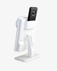 Glam Studio Vanity Mirror and Bluetooth Speaker-White