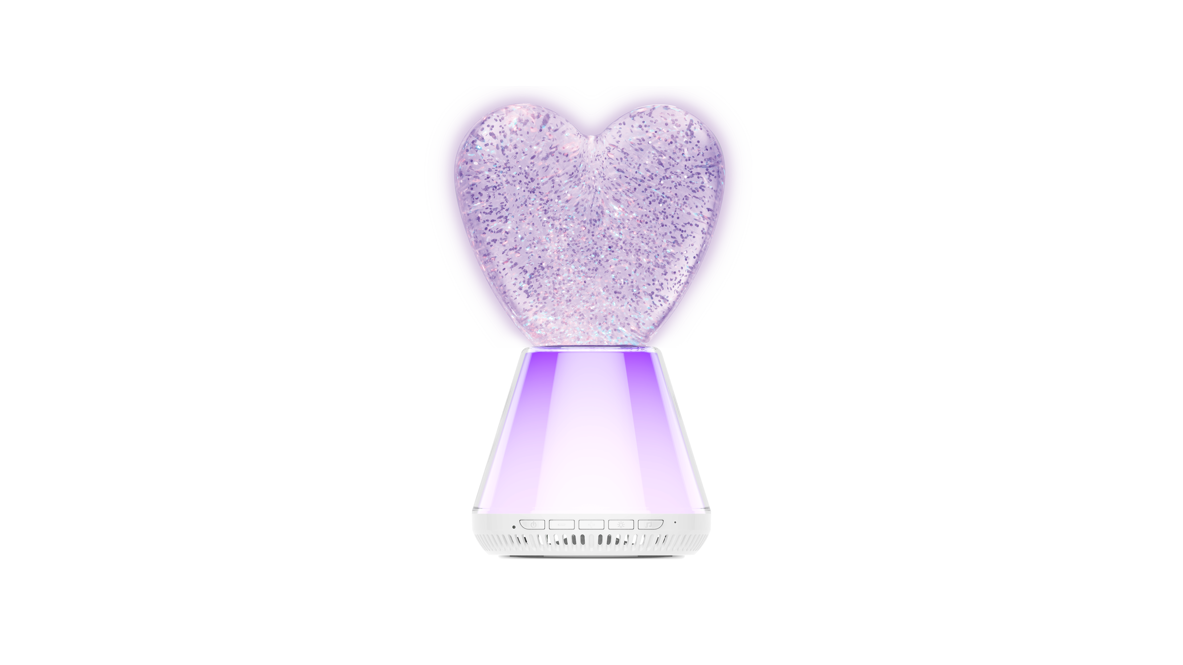 Glitter Heart Bluetooth Speaker