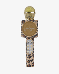 Jessica Simpson Brown Leopard Bling Wireless Microphone