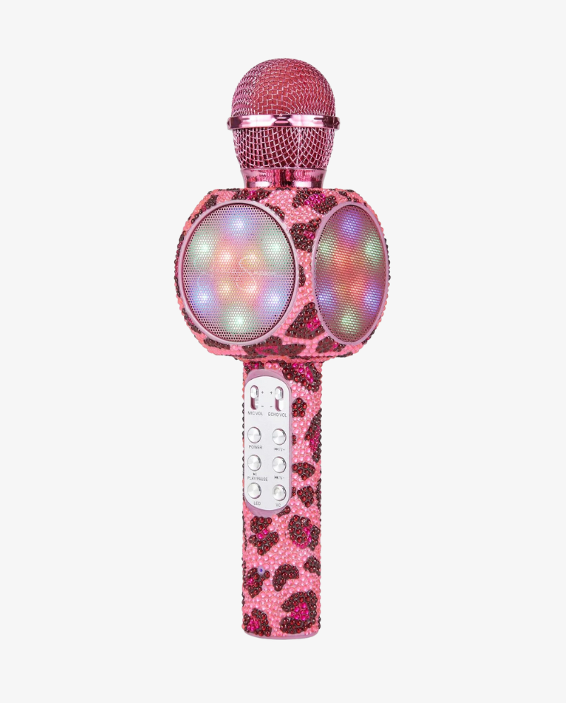 Jessica Simpson Pink Leopard Bling Wireless Microphone