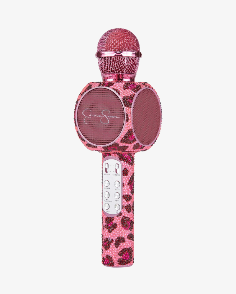 Jessica Simpson Pink Leopard Bling Wireless Microphone – Trend Tech Brands