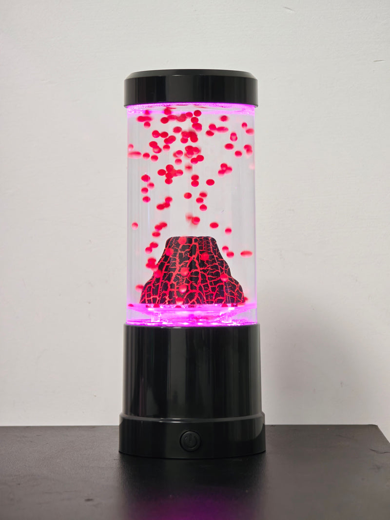 Volcano Mood Lamp-Black 9"