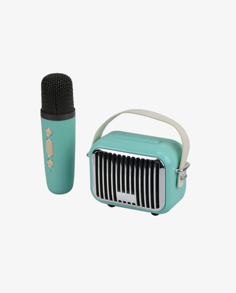 Pocket Karaoke-Microphone & Speaker Combo-Teal