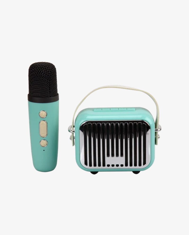 Pocket Karaoke-Microphone & Speaker Combo-Teal