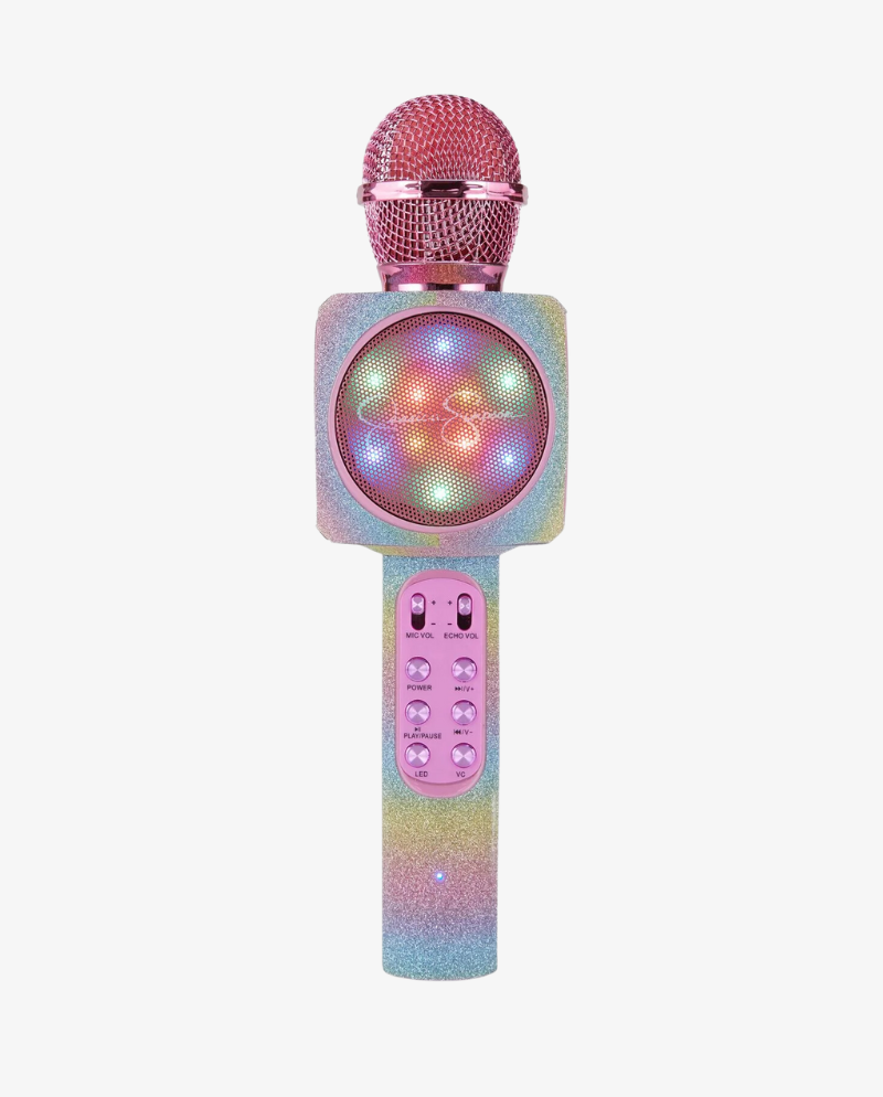 Jessica Simpson Rainbow Glitter Wireless Microphone