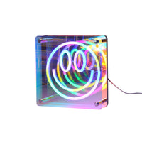 Neon Art Infinity Mirror Lights Wall & Desk Sign-Smile