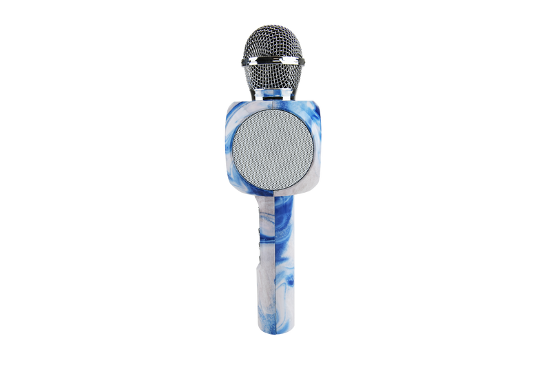 Mini Mic Blue Blue Swirl Karaoke Microphone & Bluetooth Speaker – Trend Tech Brands