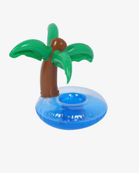 Aqua Jams Bluetooth Floating Speaker & Cup Holder - Palm Tree